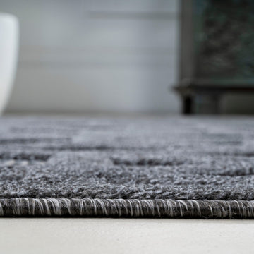 Talaia Neutral Geometric Indoor/outdoor Area Rug